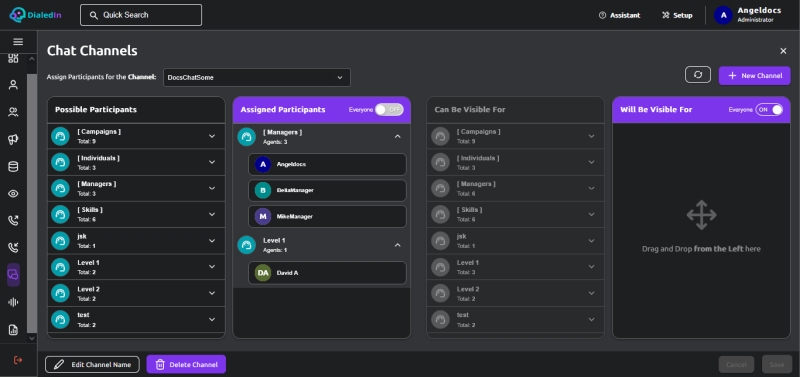 Chat Channels
