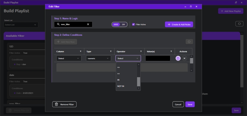 Playlist Builder
