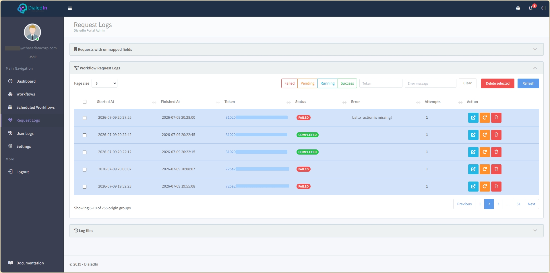 DialedIn - Integration Portal