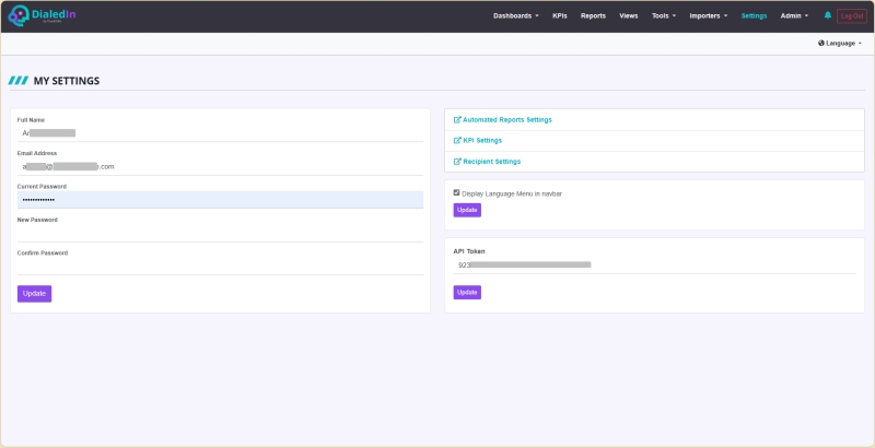 Management Portal Settings