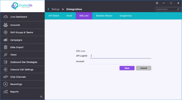 Pre-Defined Integrations