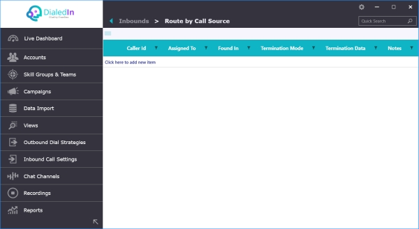 Route by Call Source